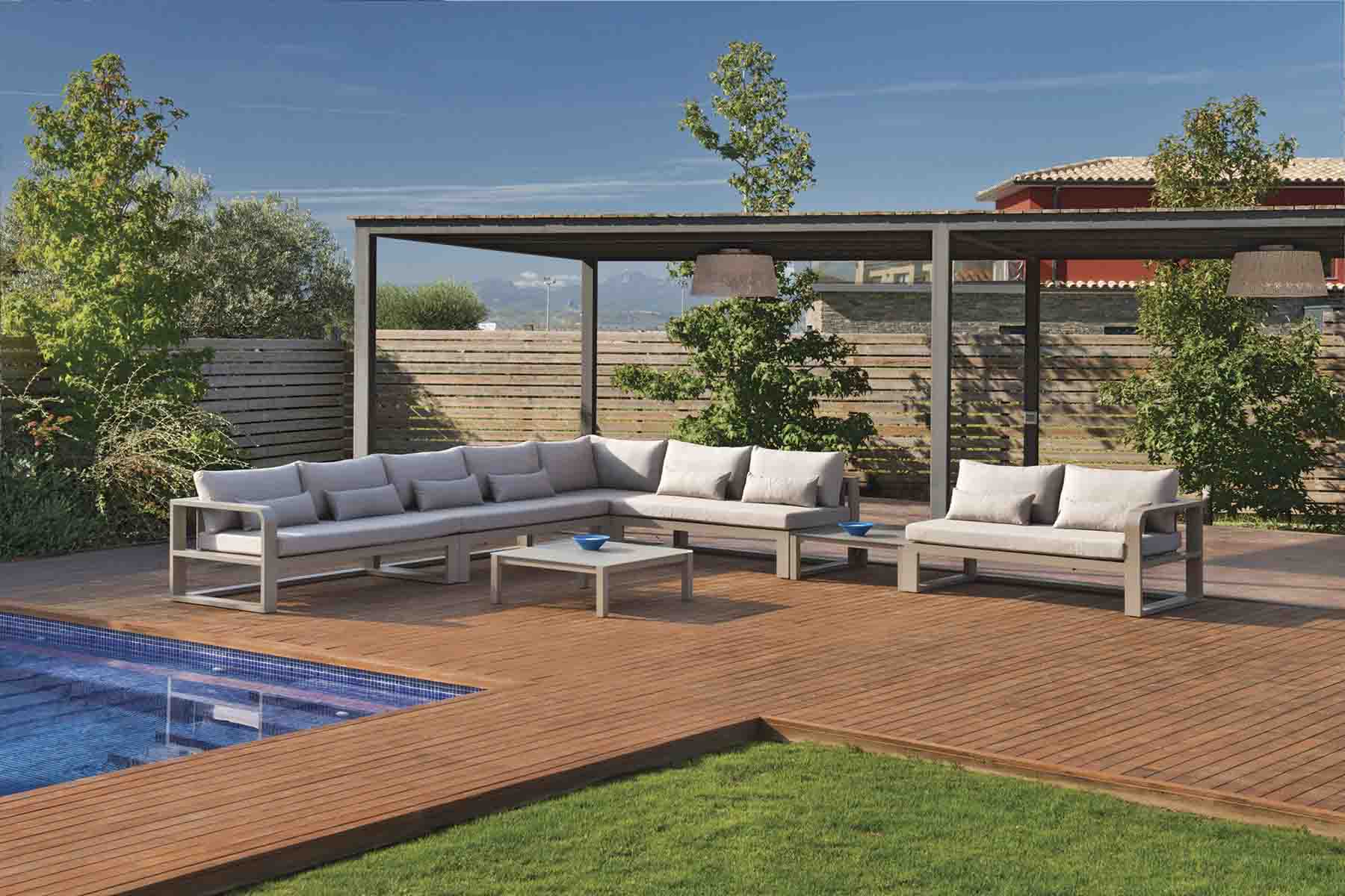 Corner sofas for terrace in Mallorca