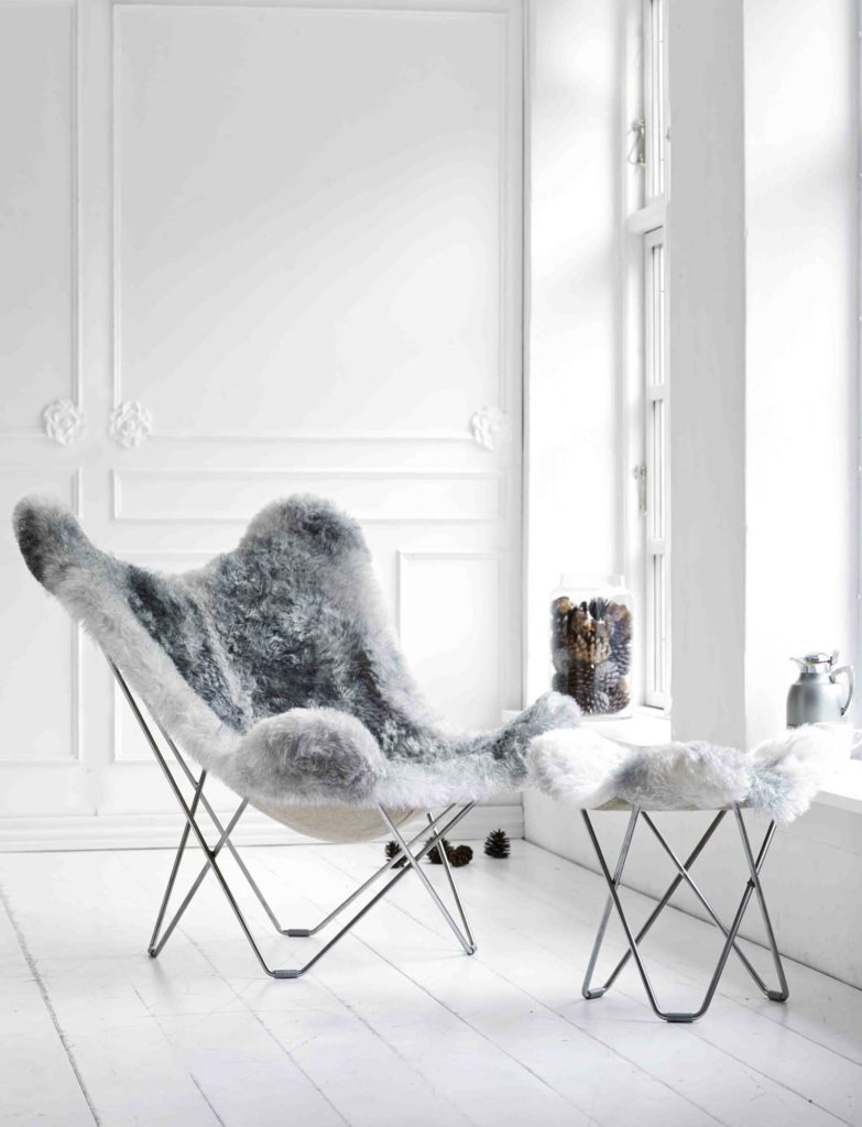 Cuero design Iceland butterfly chair en Màxim Confort